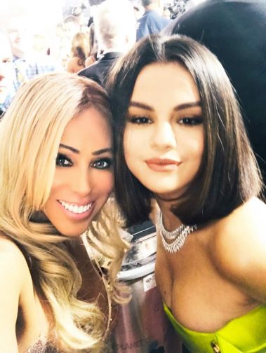 Santana and Selena Gomez